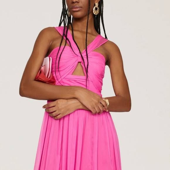 Adam Lippies Pink Dress Size 2 - Picture 7 of 9